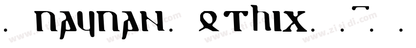 Huayuan Gothic 粗体字体转换